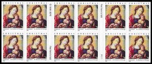 PCBstamps  US #3820a Bk Pane $7.40(20x37c)Madonna & Child, MNH, (2)