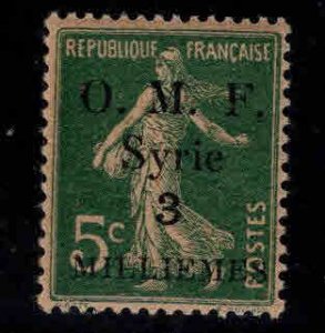 Syria Scott 27 MH* overprinted French stamp
