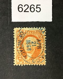 MOMEN: US STAMPS  #R15c USED LOT #6265