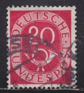 Germany 677 Post Horn 20pf 1951