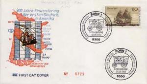 Germany, First Day Cover, Ships