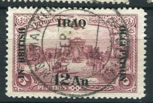 IRAQ; 1918 BRITISH OCCUPATION issue fine used 12a. value + good POSTMARK