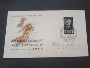 Germany 1955 First day cover  OurRef:1490
