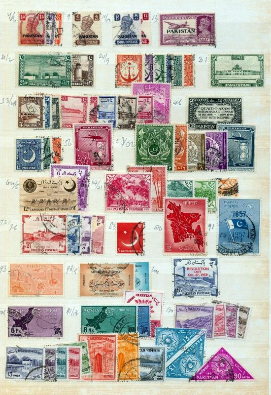 Bahawalpur Pakistan Malay States Philippines Gold Coast M&U Mix(330+Items)NT9337