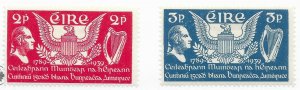 Ireland #103-104 MH Stamp CAT VALUE $14.50