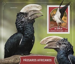 St Thomas - 2021 African Birds, Sandgrouse - Stamp Souvenir Sheet - ST210524b