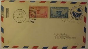 USA FDC 1929 # UCI CAT $ 40.00 WASHINGTON DC JA 12