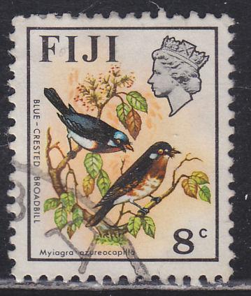 Fiji 311 Blue-Crested Broadbills 1971