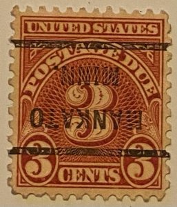 United States 1917-1931 Precancel Postage Due 121 Mint Stamps Lot