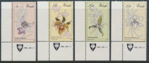 South Africa Homelands Venda  Sc 48 - 51 MNH Orchids and Mini Sheet