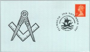 86694 - GREAT BRITAIN - Postal History -  COVER 1995  Freemasonry MASONICA 