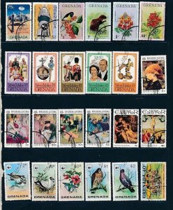 D396276 Grenada Nice selection of VFU Used stamps