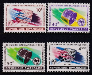 Rwanda 109-112 ITU MNH VF