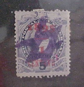 GUATEMALA  STAMP MASONIC CANCEL on #46