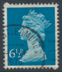 GB  Machin 6½p SG X872 1 band  Used SC# MH60  see scans & details