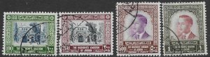 Jordan  334-37 1955   set 4 fine used