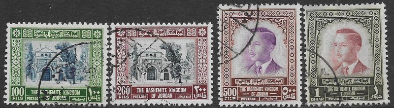 Jordan  334-37 1955   set 4 fine used