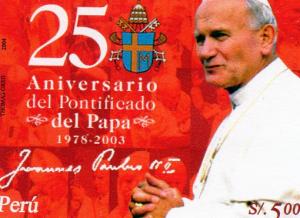 Peru 2004 Pope John-Paul II 25th.Ann.set (1) MNH Sc # 1439 