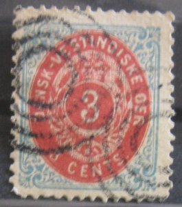 Danish West Indies #6 Used- SCV=$20.00