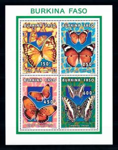 [93794] Burkina Faso 1996 Insects Butterflies Schmetterlingen Sheet MNH