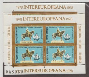 Romania Scott #2767-2768 Stamps - Mint NH Souvenir Sheet