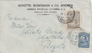 1929, Medellin to Bogota, Colombia, SCADTA, See Remark (43946)