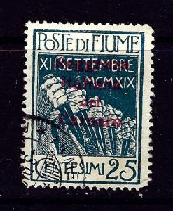 Fiume 112 Used 1920 overprint