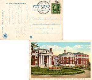 United States U.S. R.P.O.'s Charlottesville, Va. Trans. Clk. 1923 319-A-5  PP...