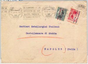 55918 - España - POSTAL HISTORY: COVER with RODILLO postmark sellos con VARIEDAD