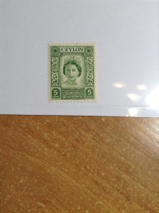Ceylon  # 317  MH