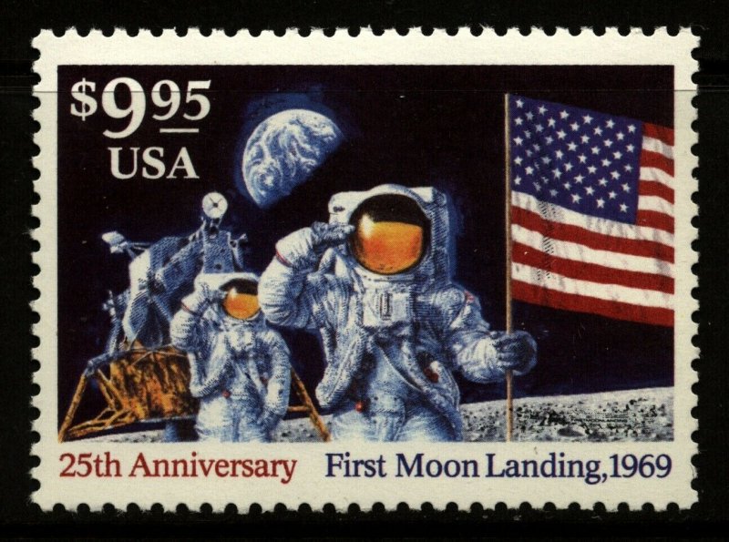 US Scott 2842 $9.95 Moon Landing Anniversary single  Mint NH