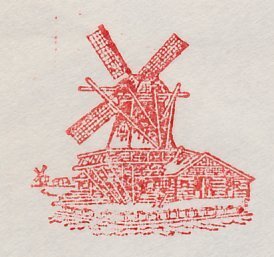 Meter cover Netherlands 1959 Windmill - Match Trading company