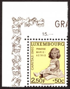 1960, Luxembourg 2,50+0,50Fr, MNH, Sc B219