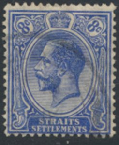 Straits Settlements    SC# 157   Used   wmk crown CA  see details & scans