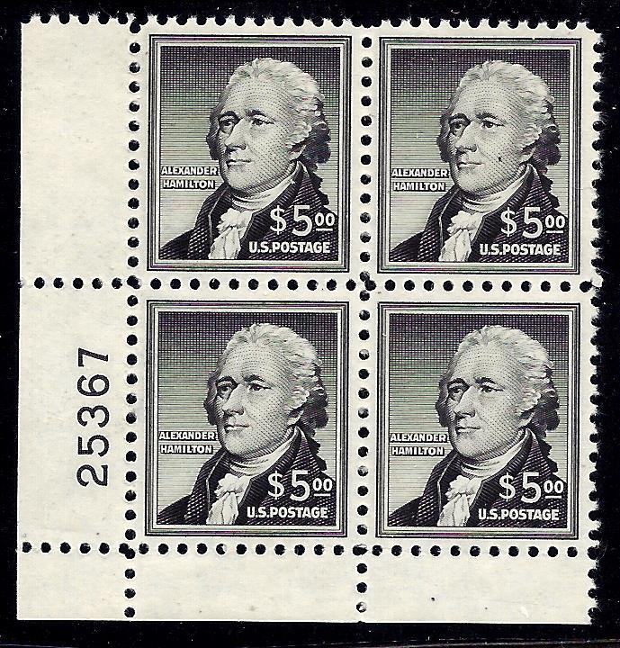 1053 Mint,OG,NH... Plate Block of 4... SCV $220.00... VF/XF Beauty