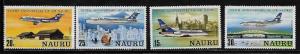 Nauru 210-13 Airplanes Mint NH