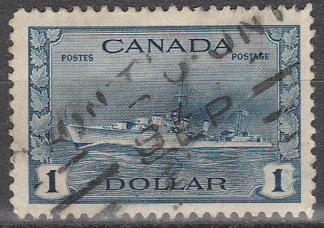 Canada #262   F-VF Used  CV $7.50  (A8309)