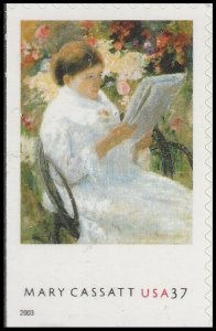 US 3806 Mary Cassatt On a Balcony 37c single MNH 2003