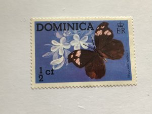 Dominica 1975  Scott 427  MNH - 1/2c,  Butterflies, Myscelia Antholia