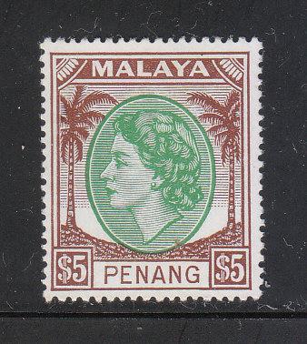 Malaya Penang 1954 Sc 44 $5 MLH