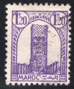 FRENCH MOROCCO SCOTT 186