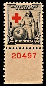 US 702 MNH VF 2 Cent Red Cross ***