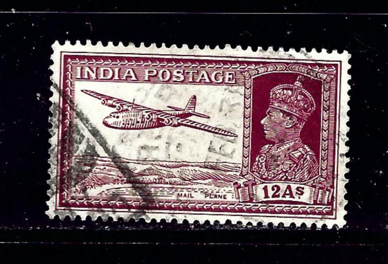 India 161 Used 1937 Mail Plane