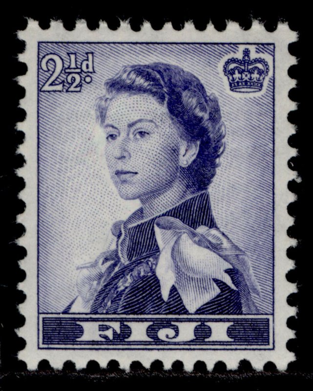 FIJI QEII SG284, 2½d blue & violet, LH MINT.