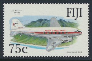 Fiji  SG840  SC# 654  MNH Air Pacific Aviation Aircraft  see scans & detail
