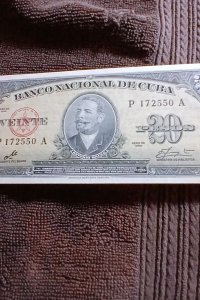 CUBA.BANCO NACIONAL.1960,CHE SIGNED.20 PESOS.ANTONIO MACEO.P172550A.UNCIR.