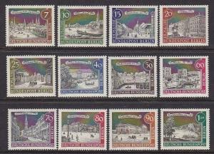 Germany Berlin 9N196-207 MNH OG 1962-62 Views of old Berlin Full 12 Stamp Set