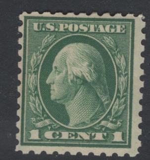 US 462  MINT HINGED  WASHINGTON ISSUE PERF 10