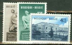 Belgium B495-7 mint CV $68; scan shows only a few