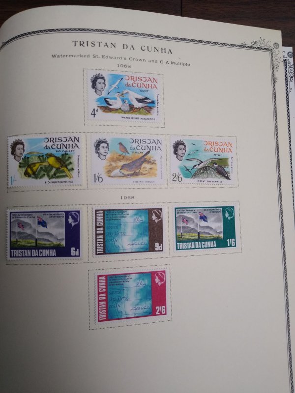 collection on pages Tristan da Cunha 1960-69 PT: CV $211